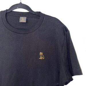Drake / OVO Black Short Sleeve Owl Tee - Size Extra Large